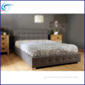 Hot Sale Upholstered Bed Button Tufted Fabric Bed